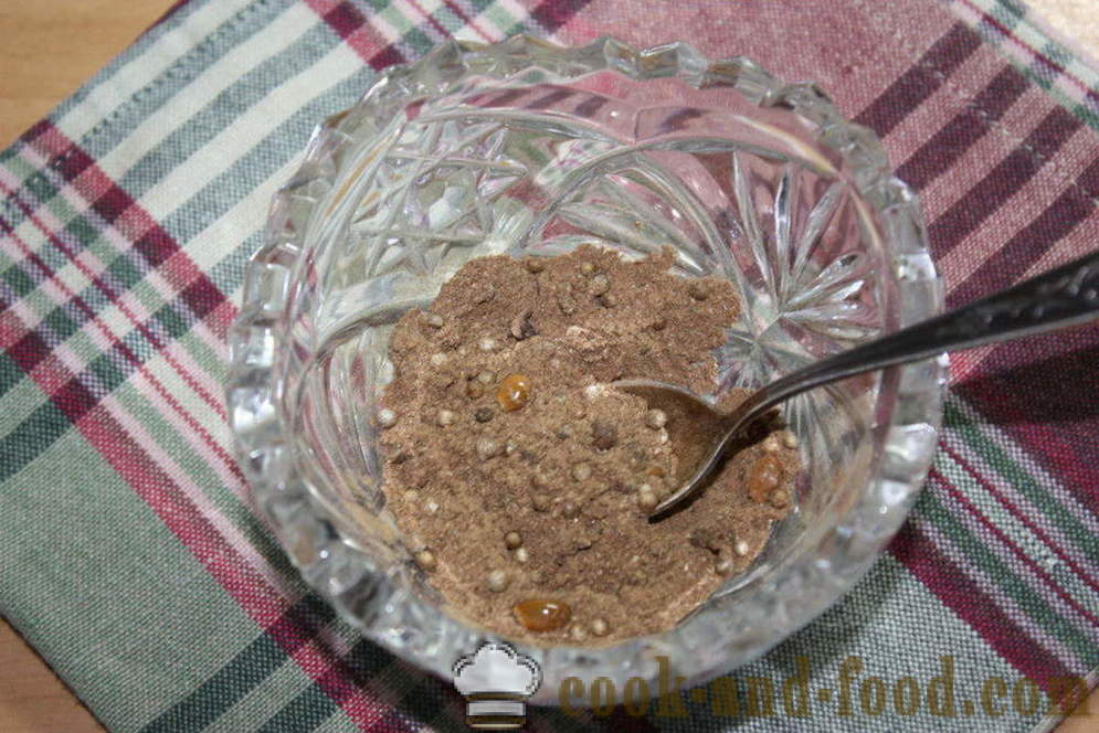 Dry pabango o mga espesia sa gingerbread