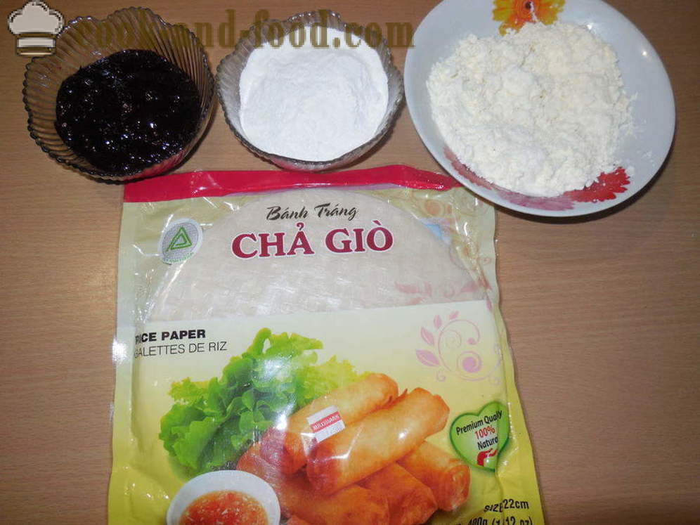 Cheese roll sa rice paper - kung paano magluto roll na may cream cheese sa bahay, hakbang-hakbang recipe litrato