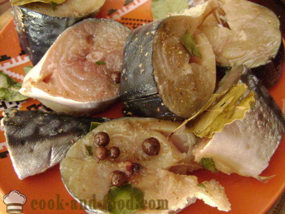 Salted mackerel dry pamamaraan - pagbuburo mackerel paraan sa bahay, hakbang-hakbang recipe litrato
