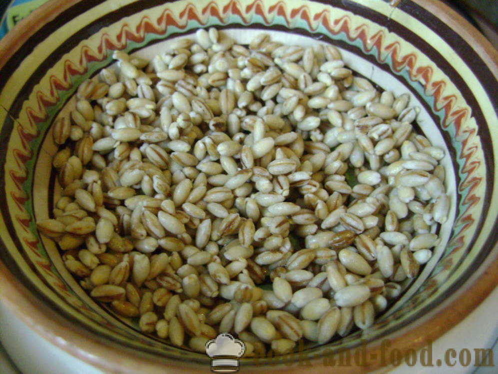 Lean ay ginawa na may barley at atsara - kung paano magluto meatless atsara na may barley, isang hakbang-hakbang recipe litrato