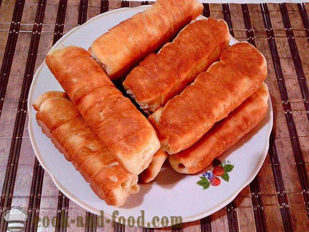 Sausage sa masa pinirito sa skovorode- kung paano gumawa ng sausage sa pastry sa bahay, hakbang-hakbang recipe litrato