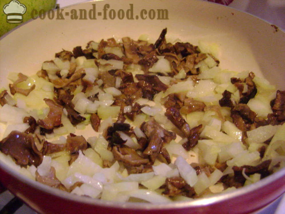 Gulay na sopas na may mushroom at beans - kung paano magluto sopas na may mushroom, isang hakbang-hakbang recipe litrato