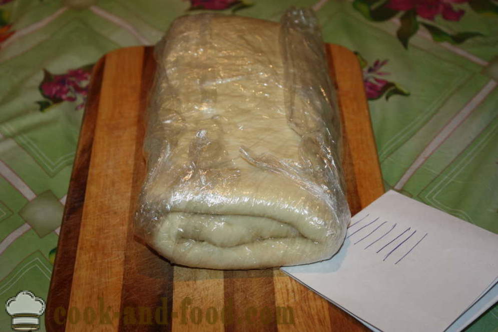 Yeast espongha pastelerya croissant - kung paano gumawa ng espongha pastry croissant, isang hakbang-hakbang recipe litrato