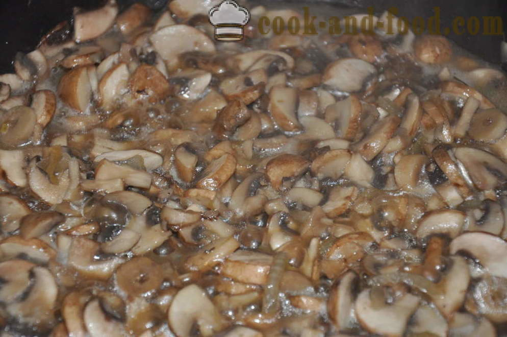 Masarap kabuting sopas na may mushroom - kung paano magluto kabuting sopas na may mushroom, isang hakbang-hakbang recipe litrato