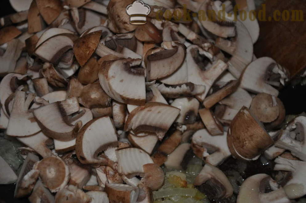 Masarap kabuting sopas na may mushroom - kung paano magluto kabuting sopas na may mushroom, isang hakbang-hakbang recipe litrato