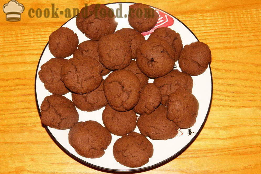 Mabilis at madali chocolate chip cookies - kung paano gumawa ng chocolate chip cookies sa bahay, hakbang-hakbang recipe litrato