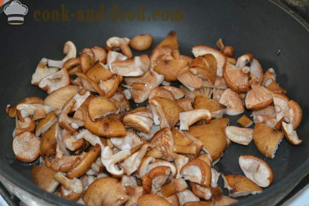 Pork lutong sa oven na may mushroom at keso - tulad ng baboy inihaw sa hurno, na may isang hakbang-hakbang recipe litrato