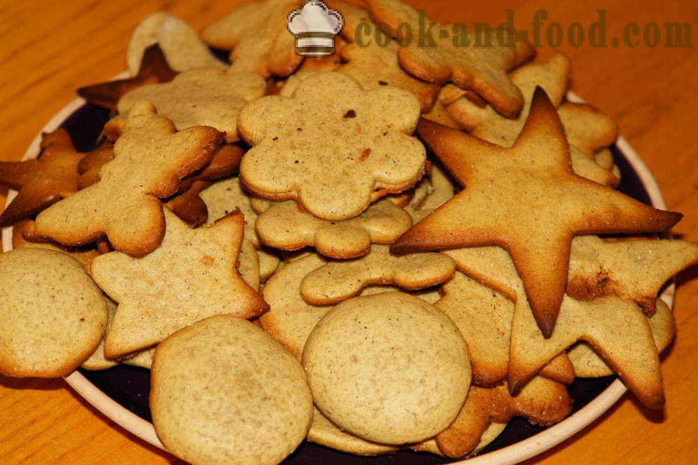 Gingerbread cookies na may kanela at honey - kung paano gumawa ng isang tinapay mula sa luya bahay, hakbang-hakbang recipe litrato
