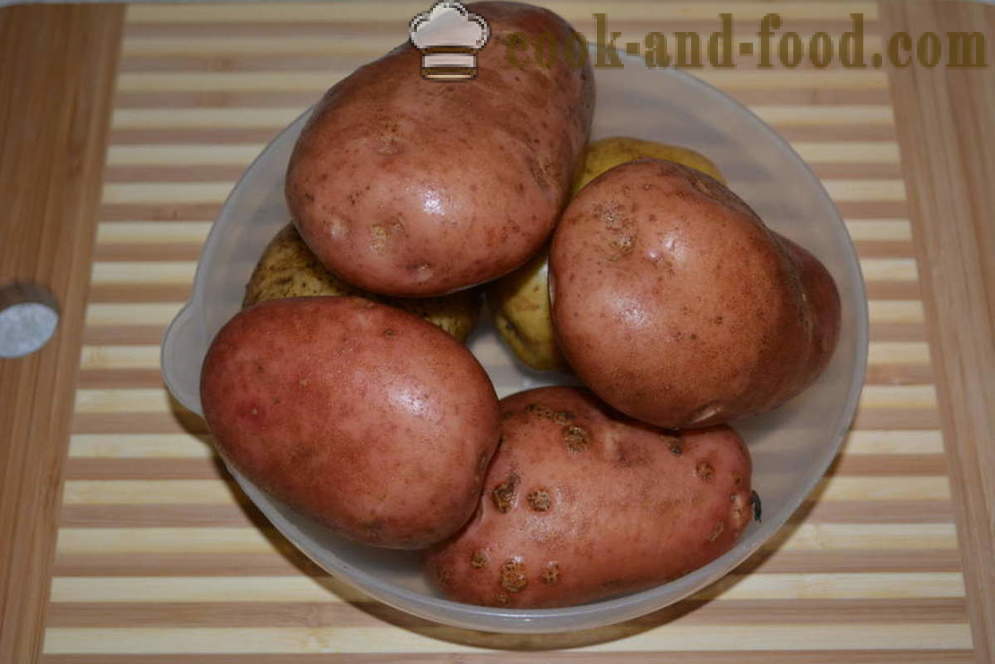 Niligis na patatas na may gatas at mantikilya walang bugal - kung paano magluto ng masarap na dinurog na patatas, ang isang hakbang-hakbang recipe litrato