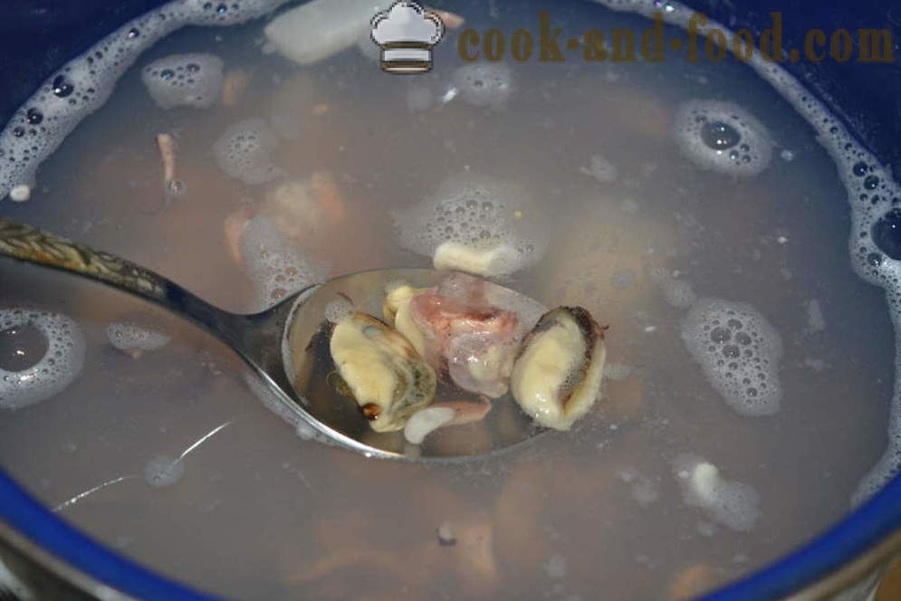 Inatsara seafood cocktail, parehong sa tindahan - kung paano sa atsara frozen seafood sa bahay, hakbang-hakbang recipe litrato