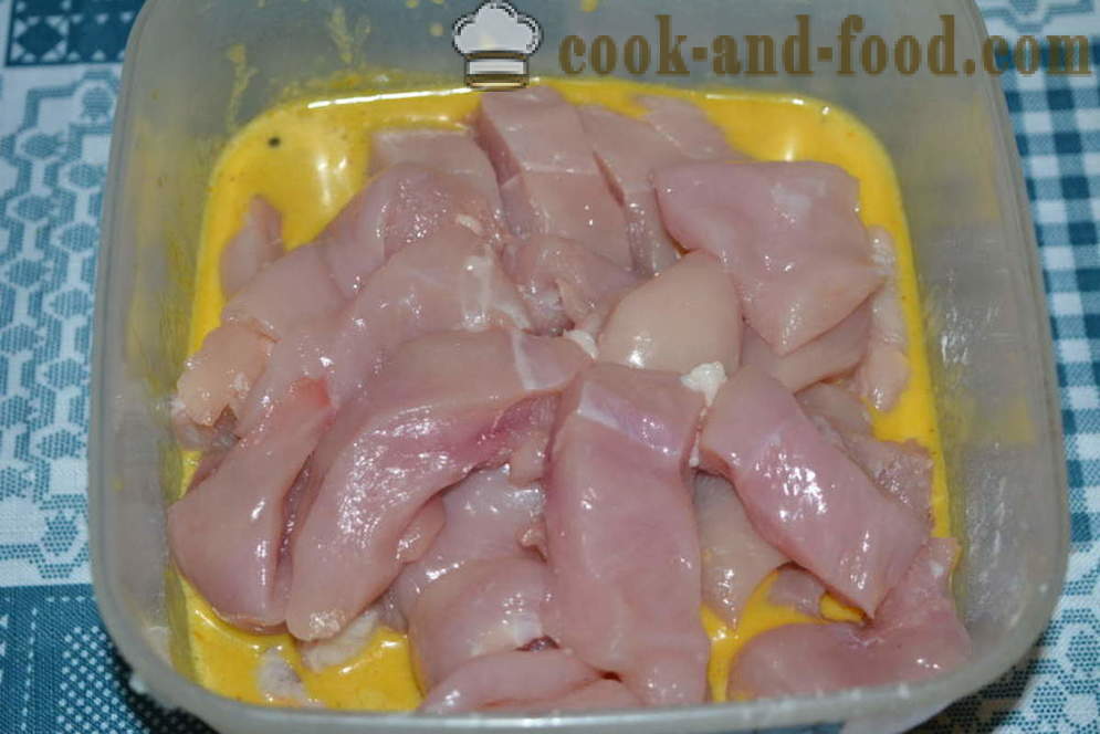 Masarap dibdib ng manok pritong sa isang kawali - kung paano magluto ng isang juicy breast chicken sa isang pan Pagprito, ang isang hakbang-hakbang recipe litrato