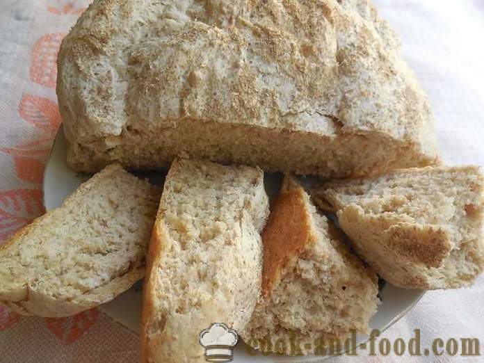 Masarap at malusog wheat bran cereal holmil - kung paano gumawa ng homemade bread, isang simpleng recipe at sunud-sunod na photo