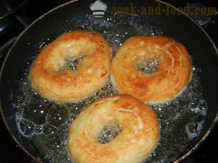 Yaring-bahay donuts air ng naproseso keso - kung paano magluto donuts air, ang isang hakbang-hakbang recipe litrato
