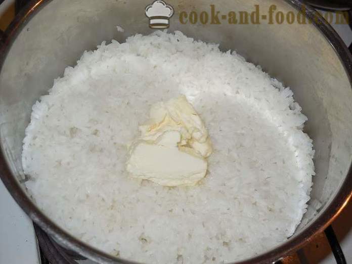 Paano upang magluto malulutong na rice garnish sa isang pan nang maayos - kung paano magluto ng rice sa tubig - isang hakbang-hakbang recipe litrato