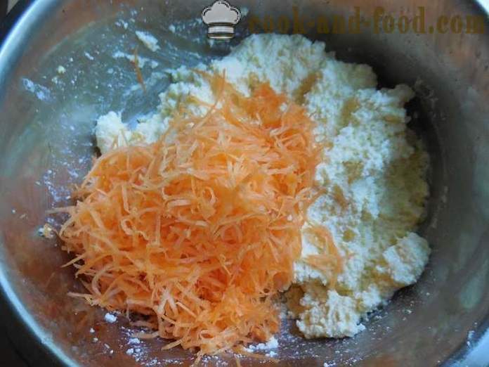 Curd cheese cake na may karot sa multivarka - kung paano magluto karot keyk na keso - isang hakbang-hakbang recipe litrato
