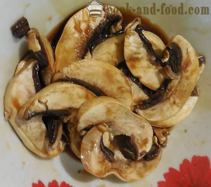 Masarap mainit sandwiches na may mushroom mushroom - recipe para sa mainit sandwiches sa oven - na may mga larawan