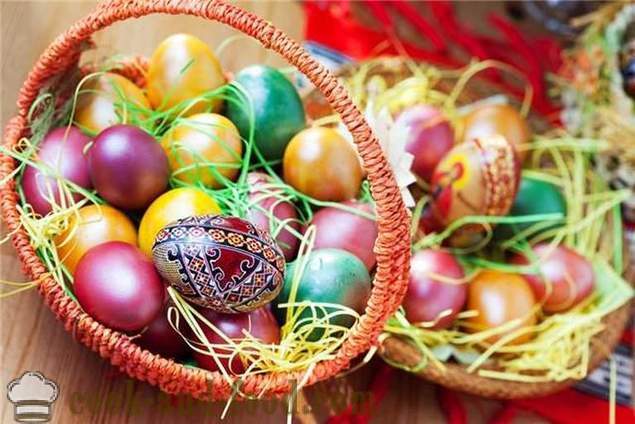 Pininturahan itlog o Krashenki - kung paano upang ipinta itlog para sa Easter