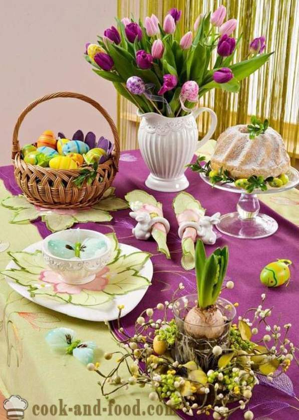 Culinary tradisyon at kaugalian ng Easter - Easter table sa Slavic Orthodox tradisyon