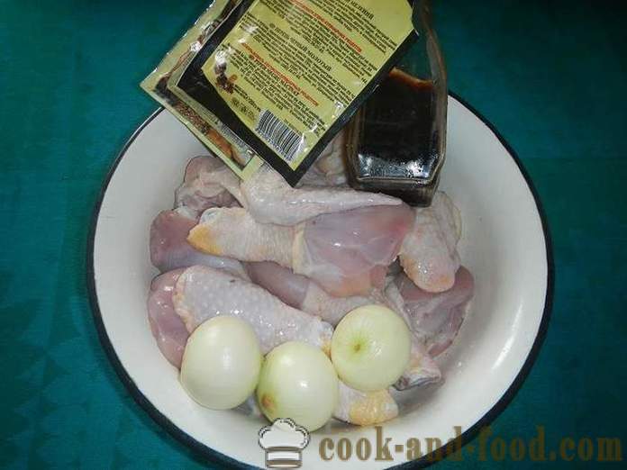 Roasted chicken sa grill - kung paano masarap na inihaw na manok sa grill, ang recipe na may isang larawan.
