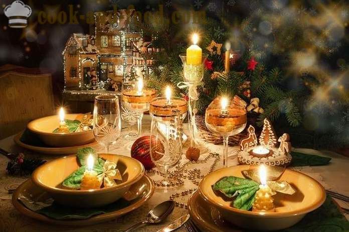 Table palamuti para sa Bagong Taon - kung paano palamutihan ang Christmas talahanayan para sa 2016 Taon ng Monkey (na may larawan).