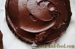 Chocolate cake - simple at masarap, incremental fotoretsept.
