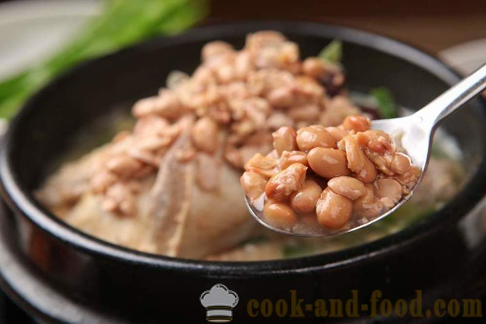 Recipe na may beans at kabute - mga recipe ng video sa bahay