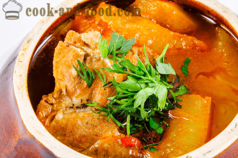 Georgian cuisine: chakhokhbili Chicken - recipe ng video sa bahay