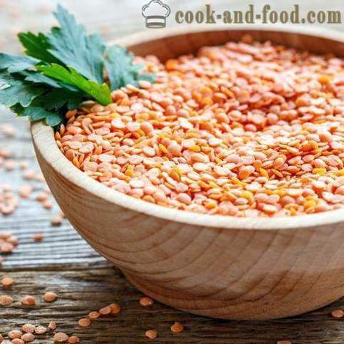 Red lentils: pagluluto patakaran