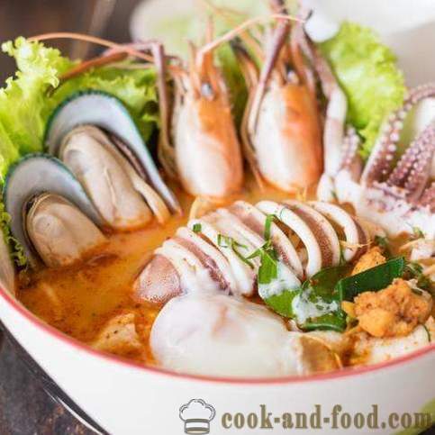 Tatlong masarap na sopas recipe seafood