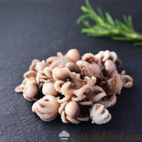 Young octopus pinggan - recipes