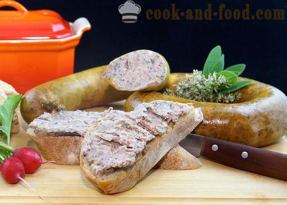 Liverwurst: masarap na appetizer badyet - recipe ng video sa bahay