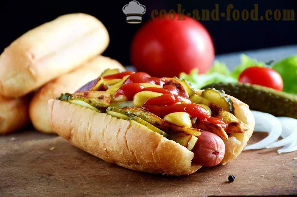 3 masarap na hotdog picnic - recipe ng video sa bahay