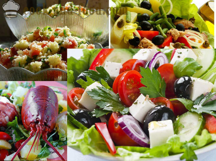 70 mga recipe Simple at masarap na salad na may mga larawan